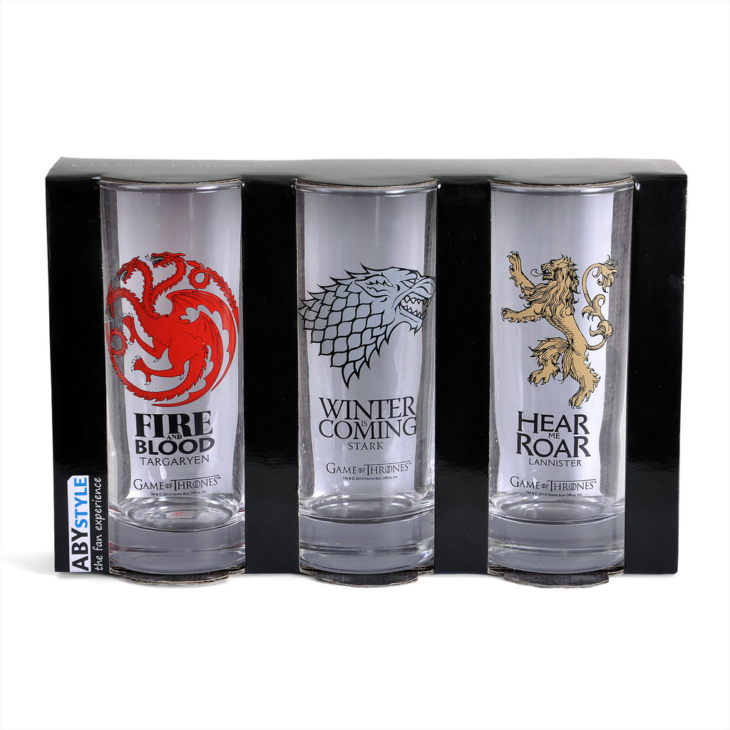 Image produit Game of Thrones - Ensemble de verres blason