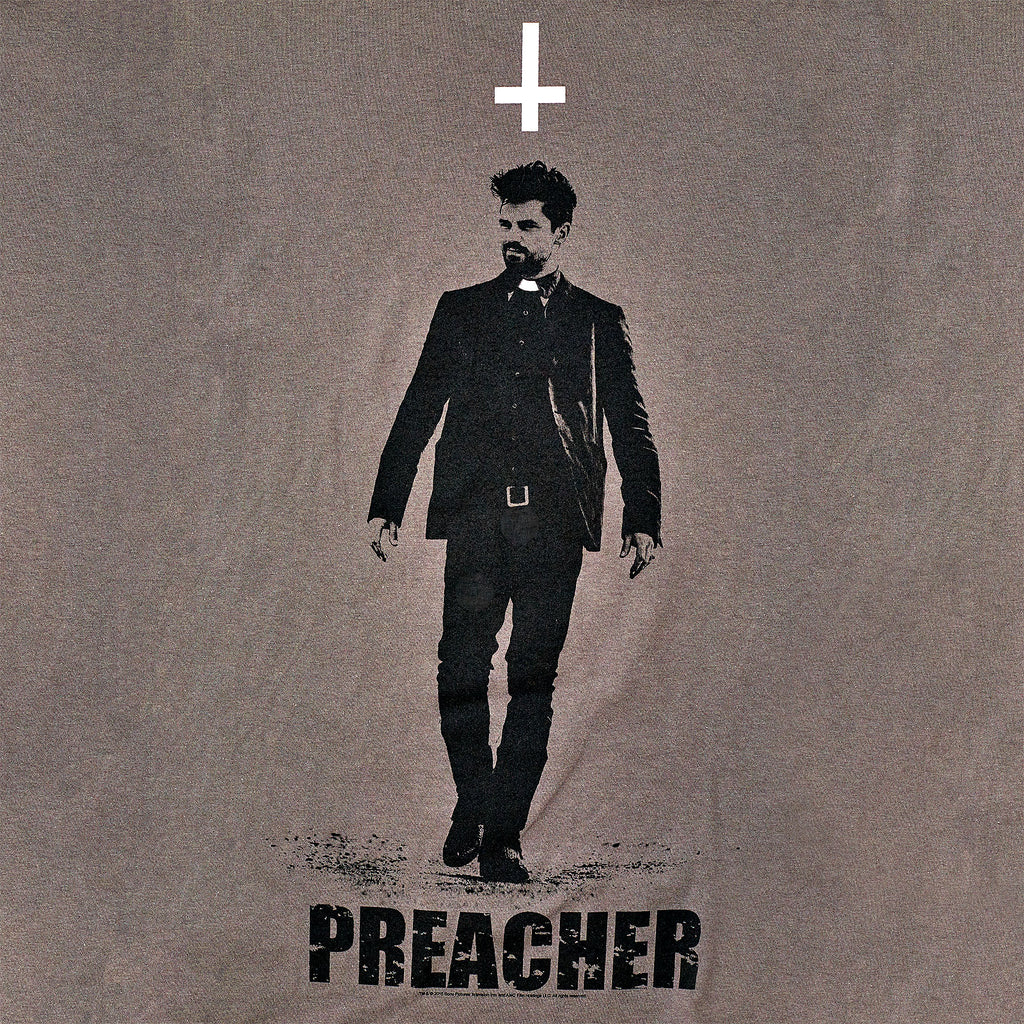 Image produit Preacher - T-shirt Jesse Custer gris
