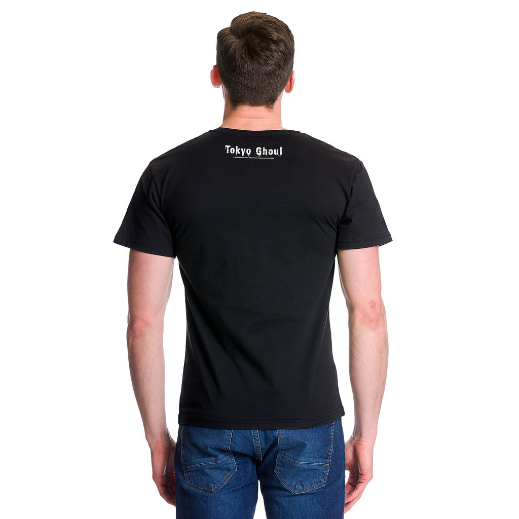 Image produit Tokyo Ghoul - T-shirt noir avec masque Kaneki