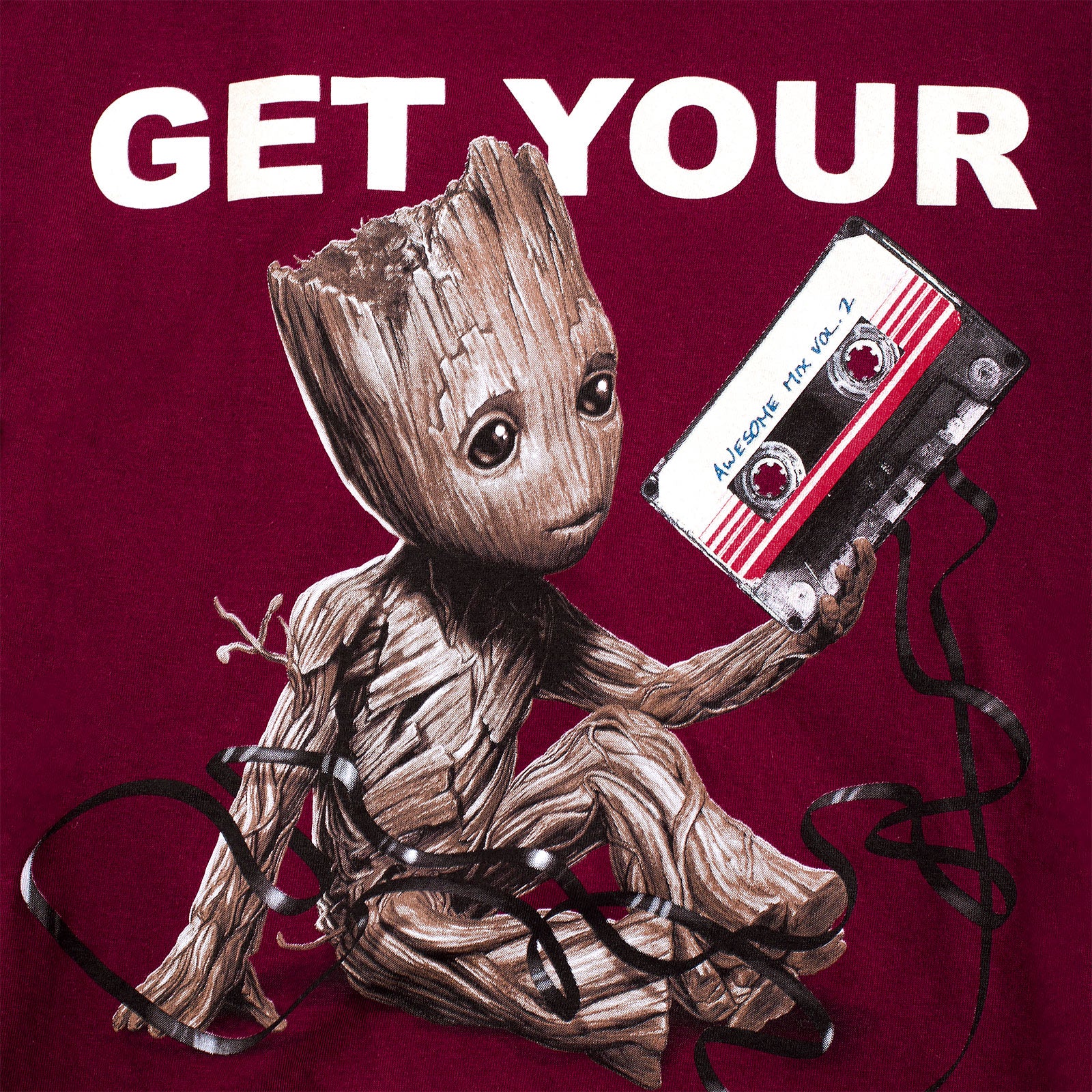Image produit Les Gardiens de la Galaxie - T-shirt Groot rouge