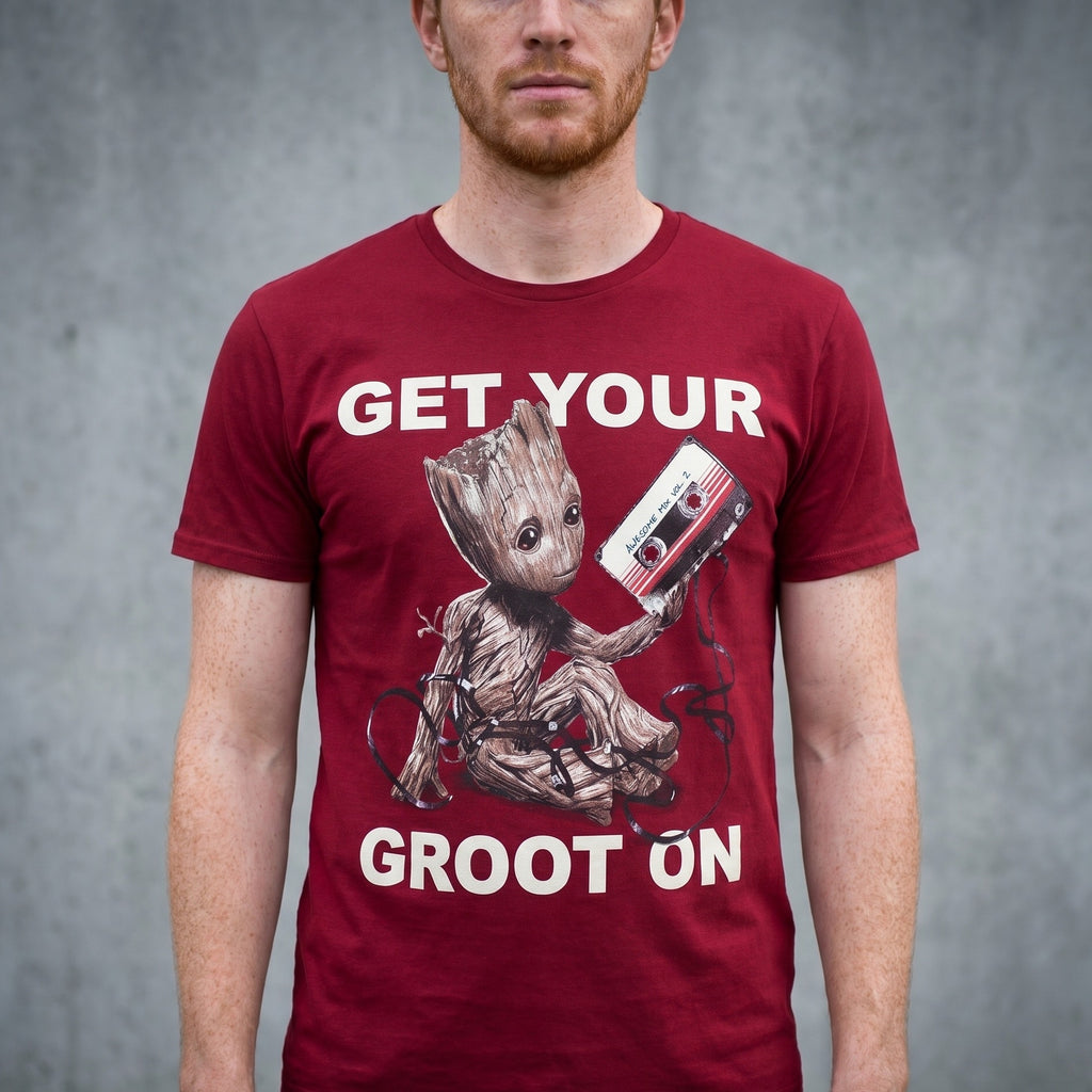 Image produit Les Gardiens de la Galaxie - T-shirt Groot rouge