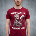 Image produit Les Gardiens de la Galaxie - T-shirt Groot rouge