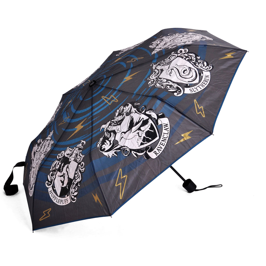 Image produit Harry Potter - Parapluie avec Blason des Maisons de Poudlard et Effet Aqua
