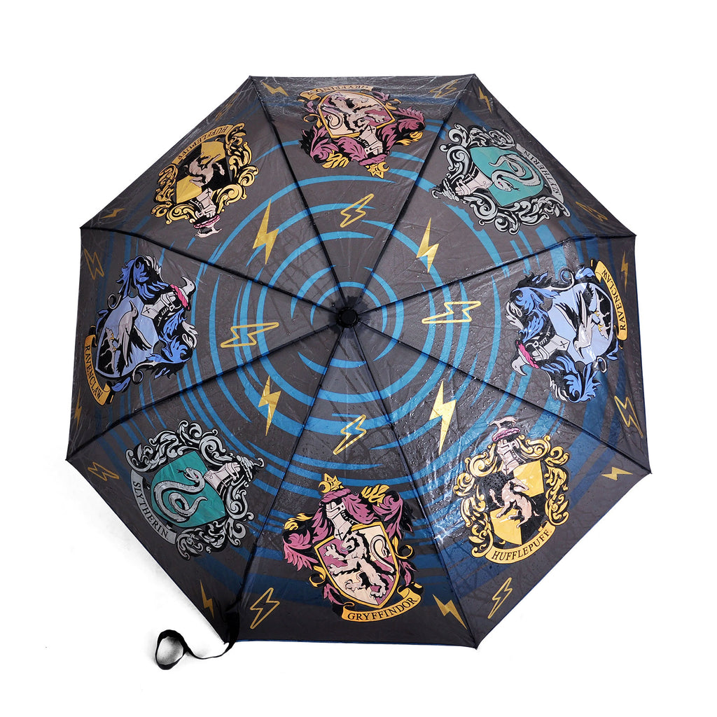 Image produit Harry Potter - Parapluie avec Blason des Maisons de Poudlard et Effet Aqua