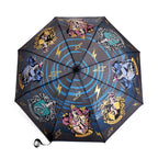 Image produit Harry Potter - Parapluie avec Blason des Maisons de Poudlard et Effet Aqua