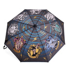 Image produit Harry Potter - Parapluie avec Blason des Maisons de Poudlard et Effet Aqua
