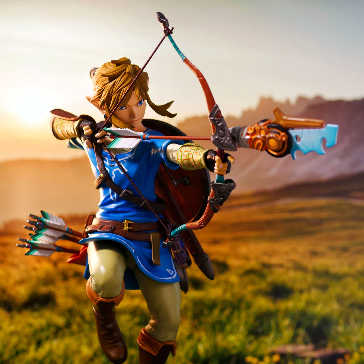 Image produit Zelda - Link Breath of the Wild figurine avec diorama