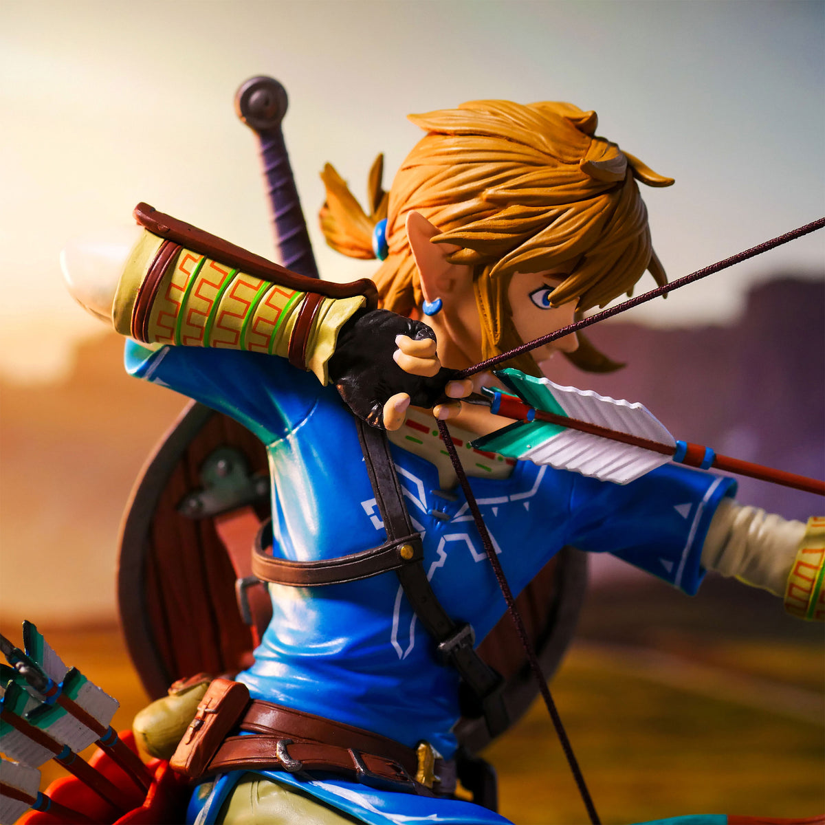 Image produit Zelda - Link Breath of the Wild figurine avec diorama