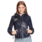 Image produit Wonder Woman - Veste en cuir avec capuche bleue