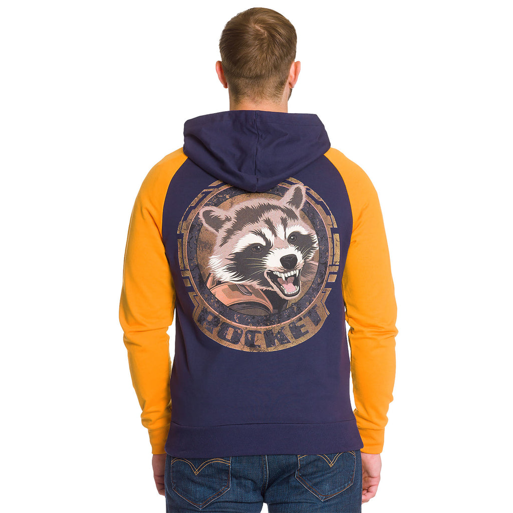 Image produit Gardiens de la Galaxie - Sweat à capuche Rocket Raccoon bleu