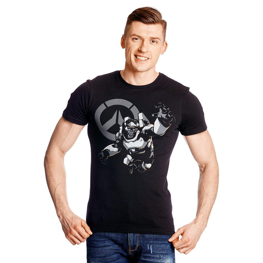 Image produit Overwatch - T-shirt d'attaque Winston noir