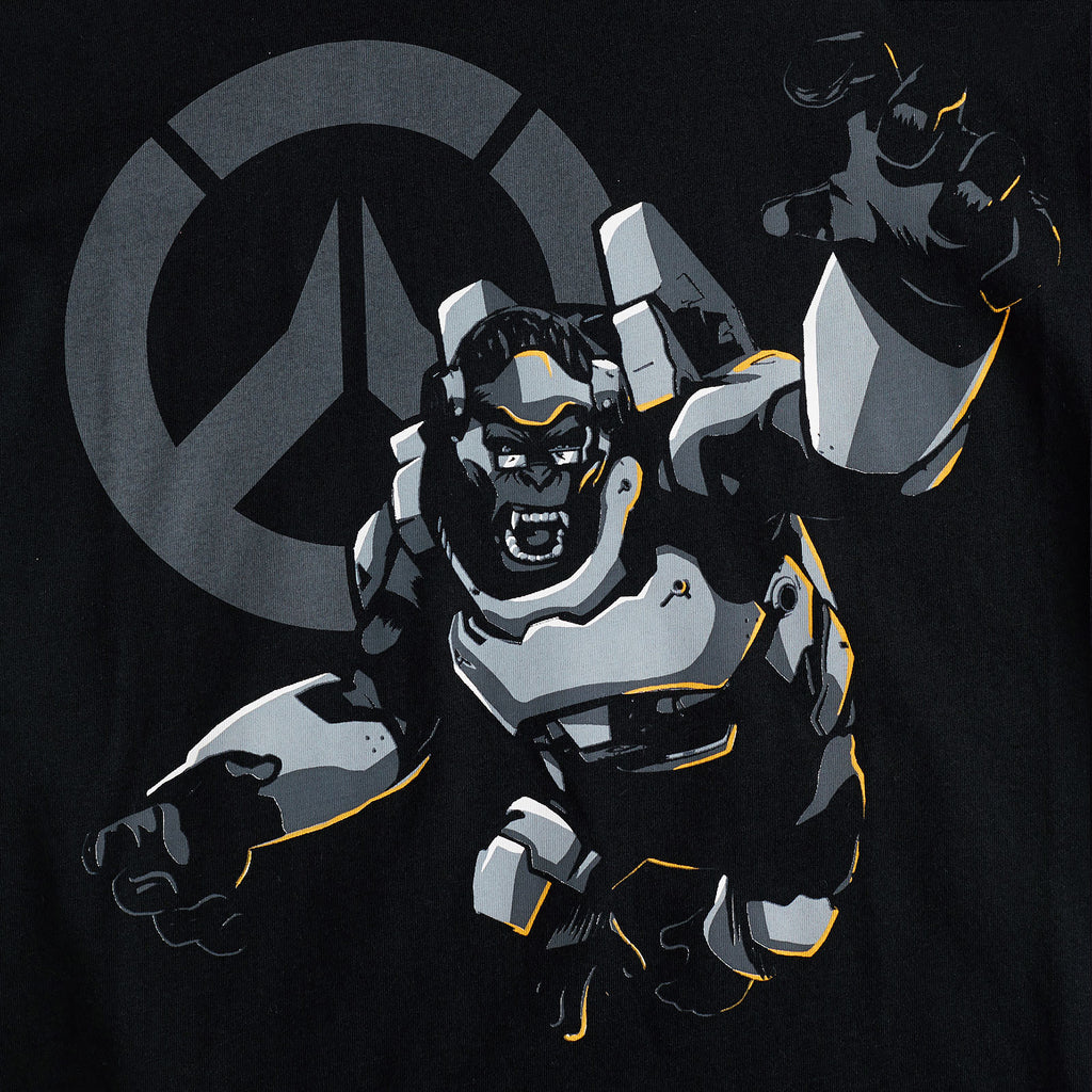 Image produit Overwatch - T-shirt d'attaque Winston noir