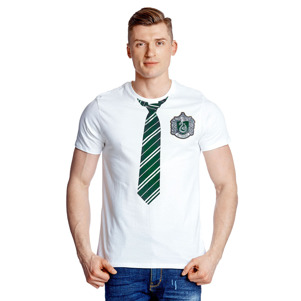 Image produit Harry Potter - T-shirt blanc ressemblant à Slytherin