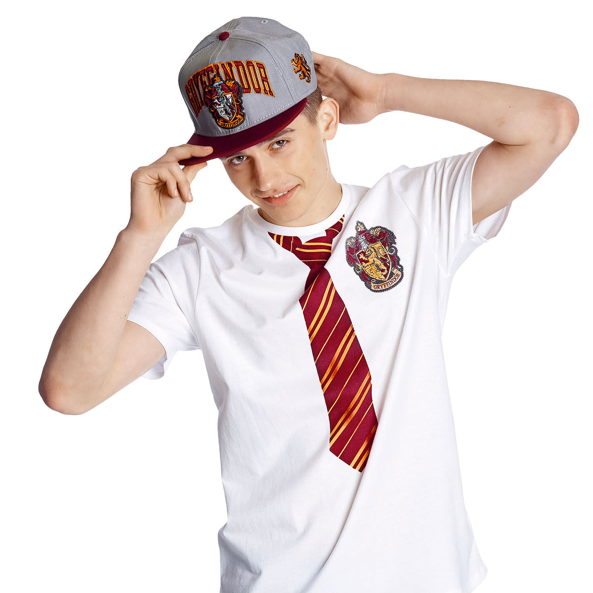 Image produit Harry Potter - T-Shirt ressemblance Gryffindor blanc