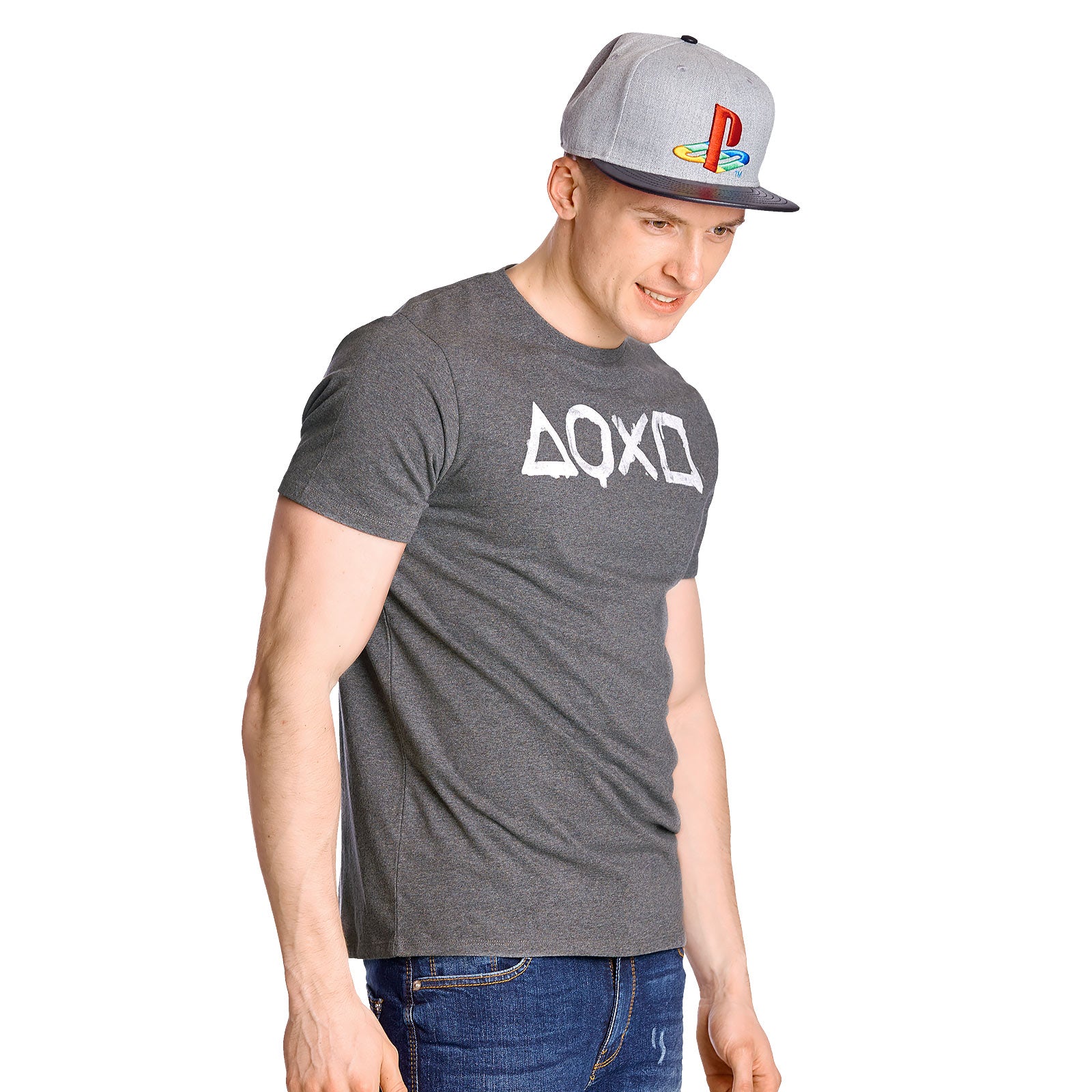 Image produit PlayStation - Casquette Snapback Logo gris