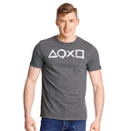 Image produit PlayStation - T-shirt Boutons gris