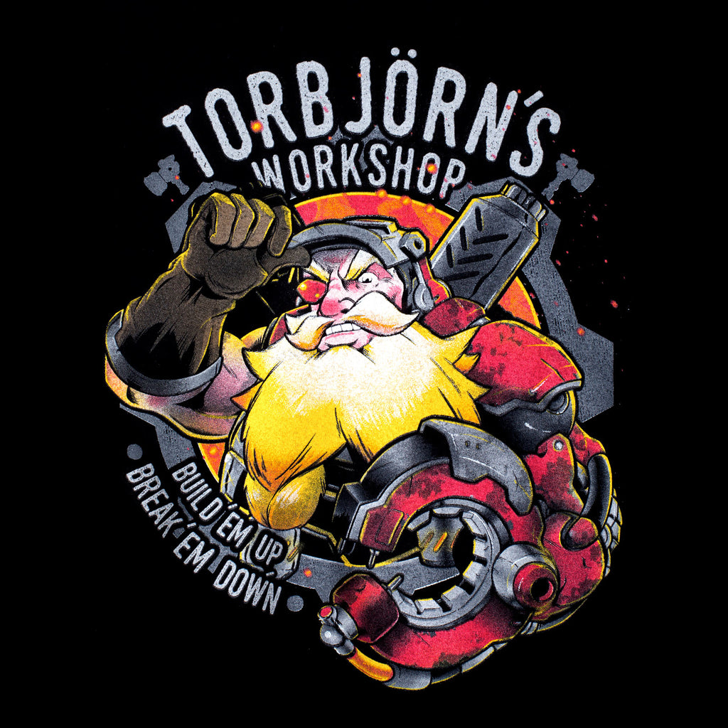 Image produit Overwatch - T-shirt noir de l'atelier de Torbjörn