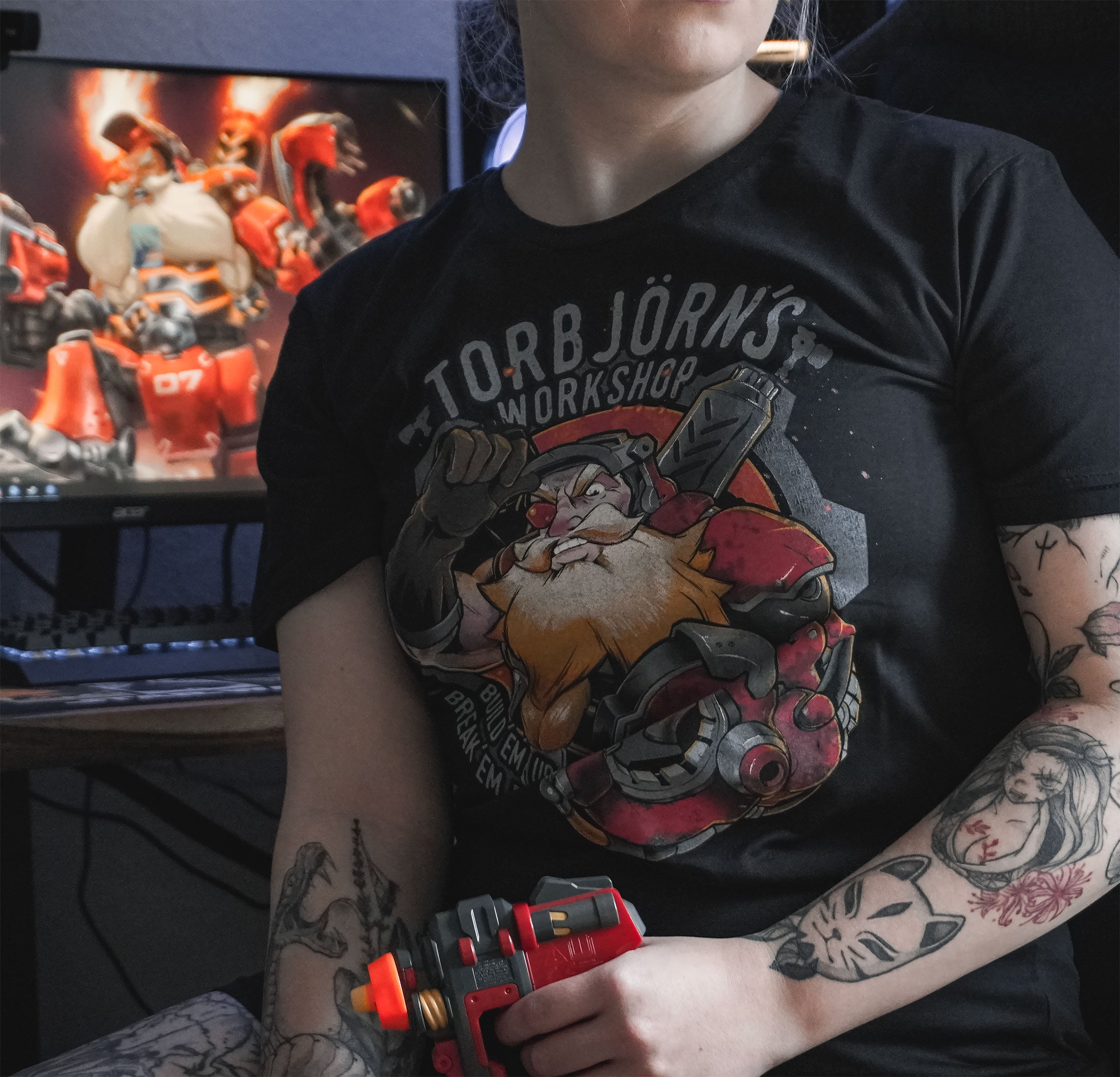 Product image Overwatch - Torbjörn's Workshop T-Shirt Black