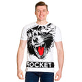 Image produit Les Gardiens de la Galaxie - T-shirt Rocket en taille réelle blanc