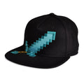Image produit Minecraft - Casquette de baseball Diamond Sword noir