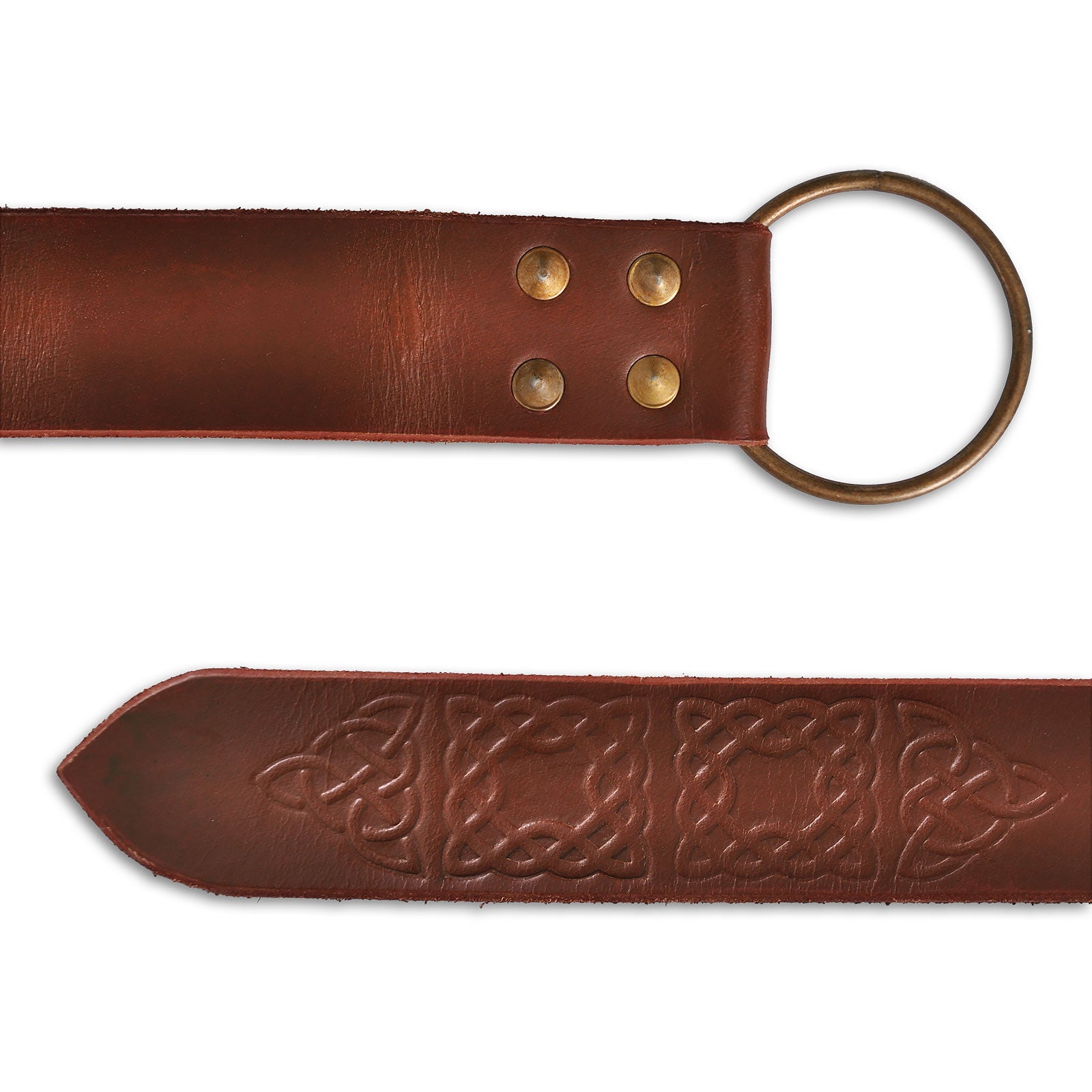 Image produit Ceinture médiévale à anneau marron