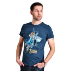 Image produit Zelda - Breath of the Wild Link T-Shirt bleu