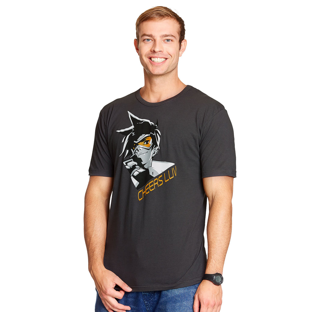 Image produit Overwatch - T-shirt gris Tracer