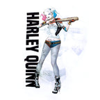 Image produit Suicide Squad - T-shirt affiche Harley Quinn blanc