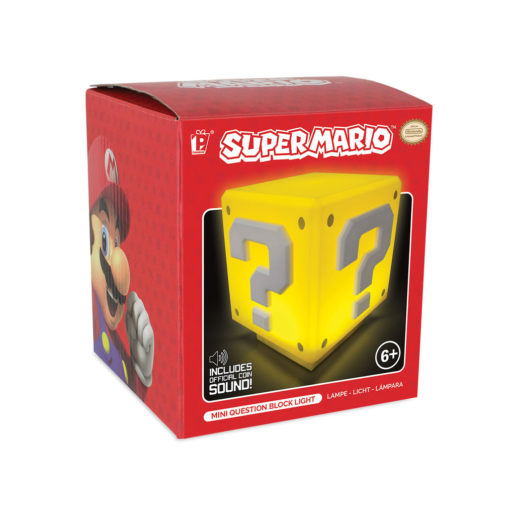 Image produit Super Mario - Mini lampe point d'interrogation avec son
