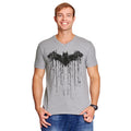 Image produit Batman - T-shirt Logo Dripping gris