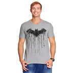 Image produit Batman - T-shirt Logo Dripping gris