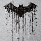 Image produit Batman - T-shirt Logo Dripping gris