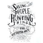 Image produit Supernatural - T-shirt Winchester Bros pour femmes blanc