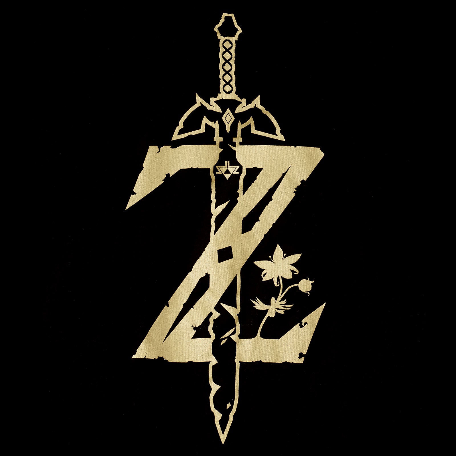 Image produit Zelda - T-Shirt Logo Épée noir