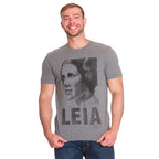 Image produit Star Wars - T-shirt Leia Sketch gris