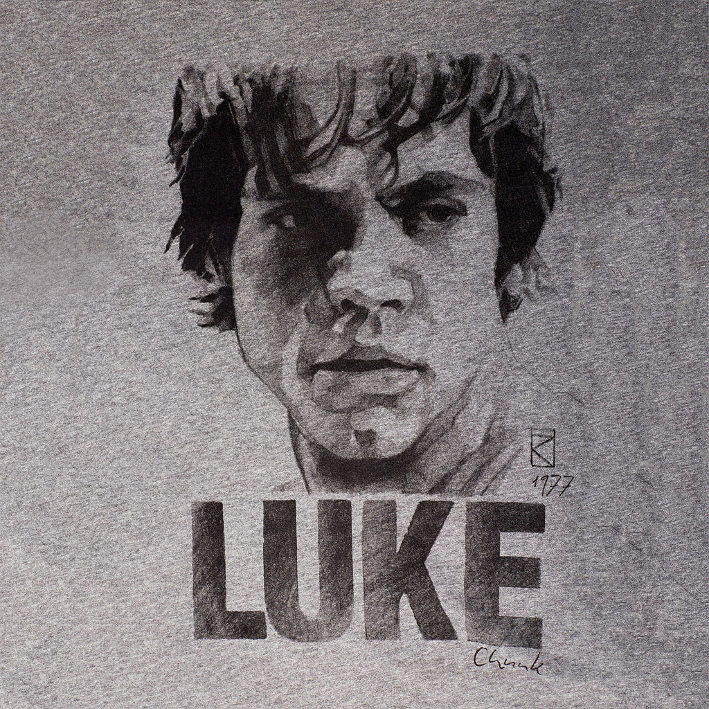 Image produit Star Wars - T-shirt Luke Sketch gris