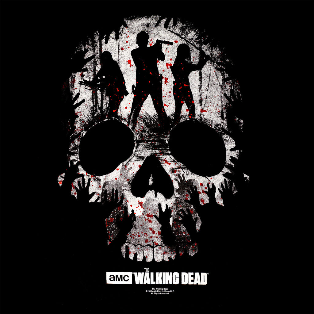 Image produit Walking Dead - T-shirt Skull pour femmes