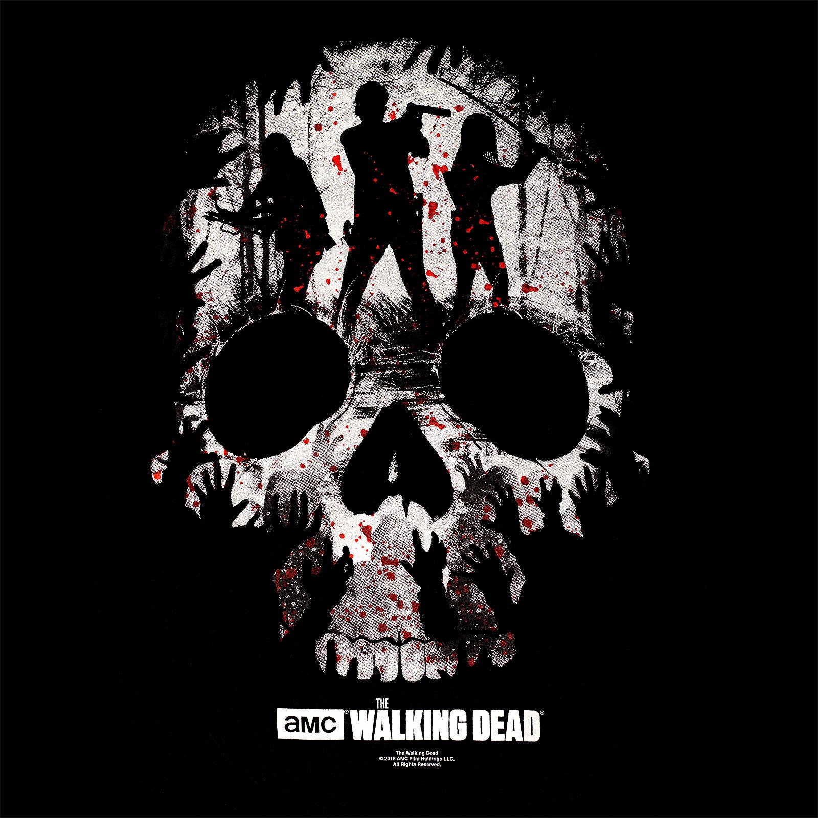 Image produit Walking Dead - T-shirt Skull pour femmes