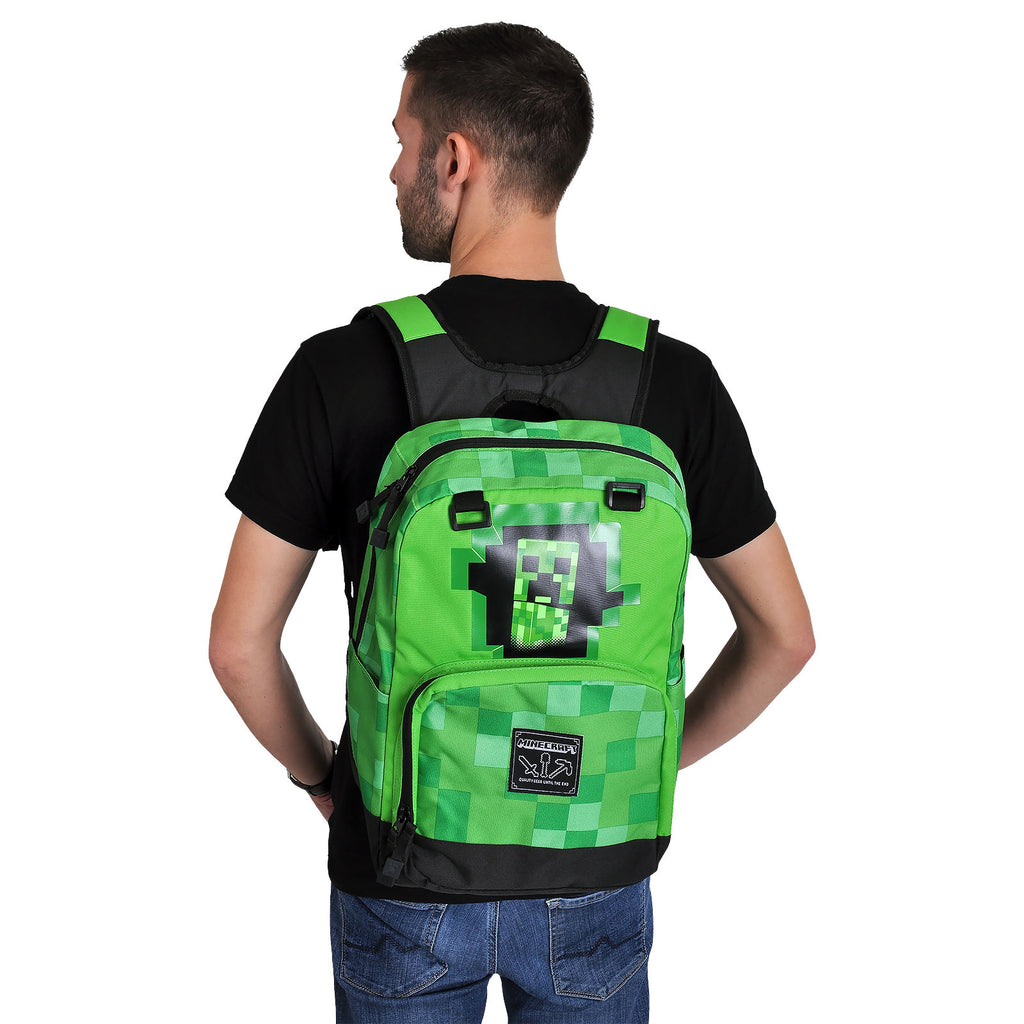 Image produit Minecraft - Creeper Inside sac à dos vert