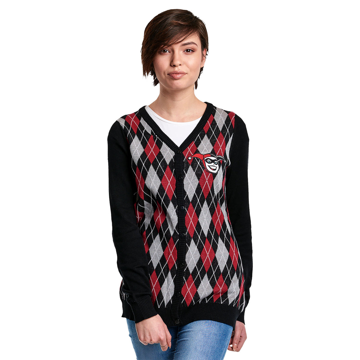 Image produit Harley Quinn - Cardigan Harlequin