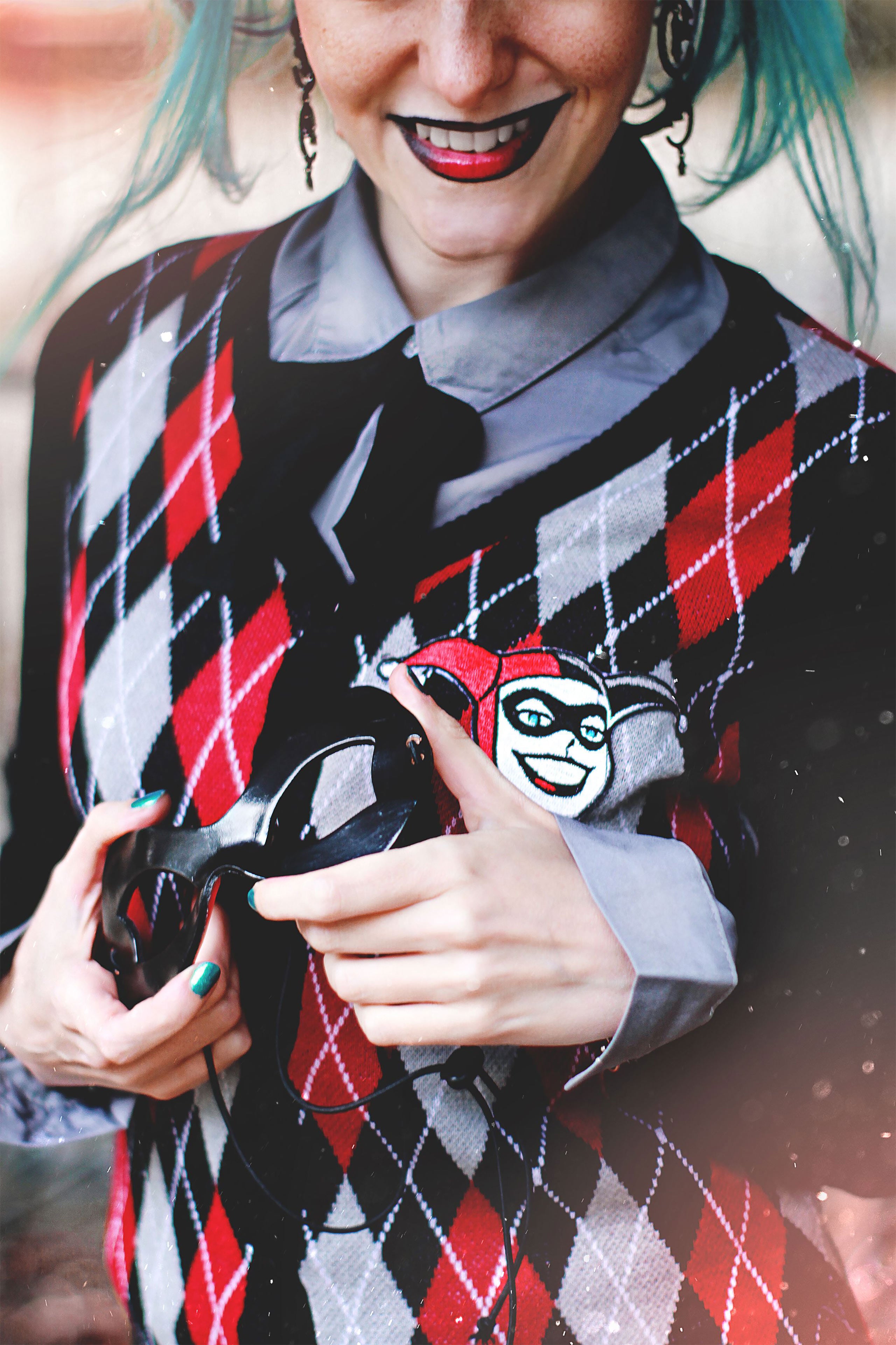 Image produit Harley Quinn - Cardigan Harlequin