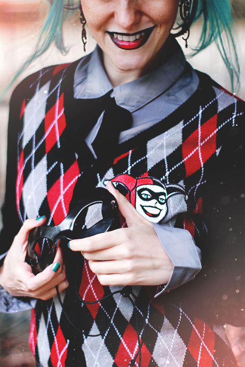 Image produit Harley Quinn - Cardigan Harlequin