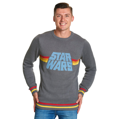 Image produit Star Wars - Pull en Tricot Vintage Logo