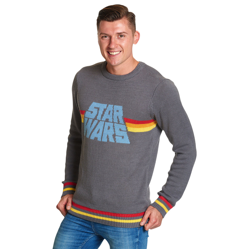 Image produit Star Wars - Pull en Tricot Vintage Logo