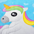 Image produit Couverture moelleuse avec licorne