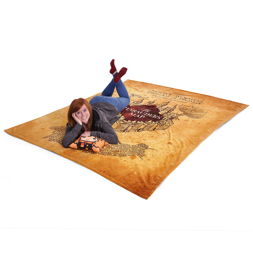Image produit Harry Potter - Couverture moelleuse de Carte du Maraudeur