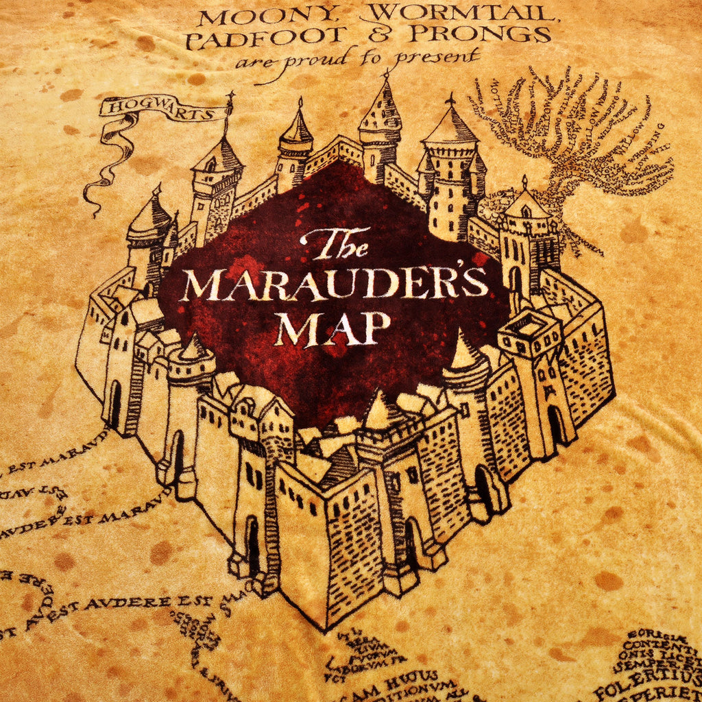 Image produit Harry Potter - Couverture moelleuse de Carte du Maraudeur