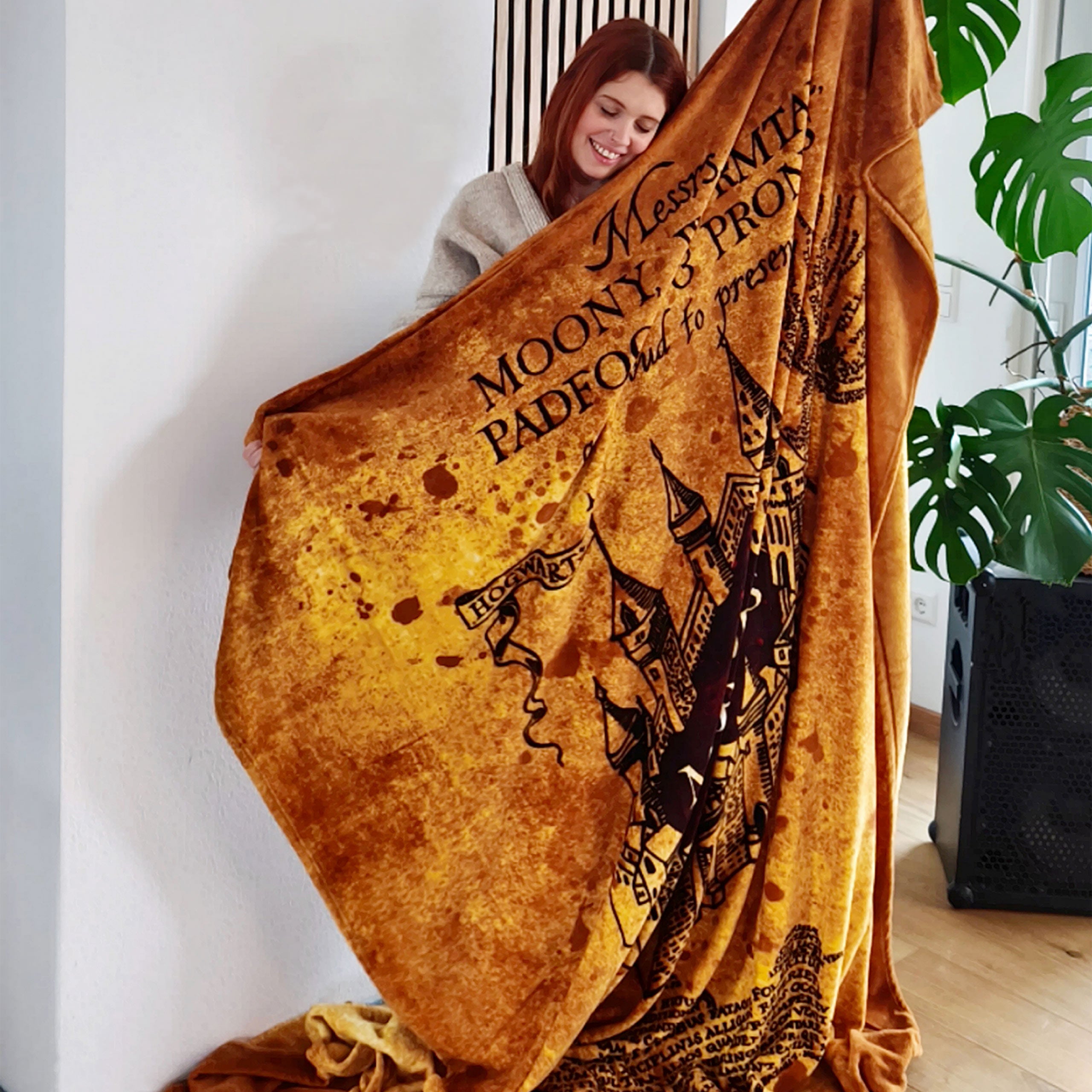 Image produit Harry Potter - Couverture moelleuse de Carte du Maraudeur