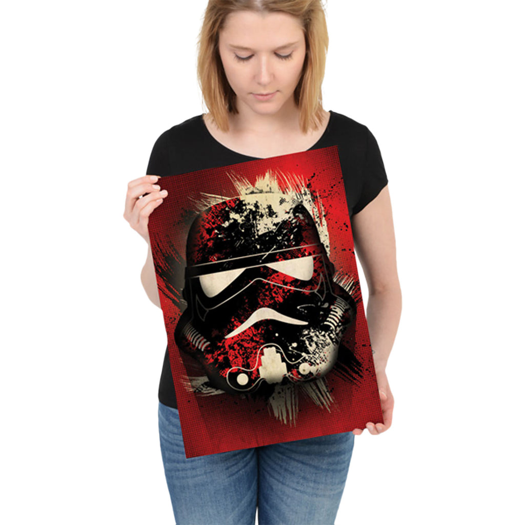 Image produit Star Wars - Poster métallique éclaboussé de Stormtrooper