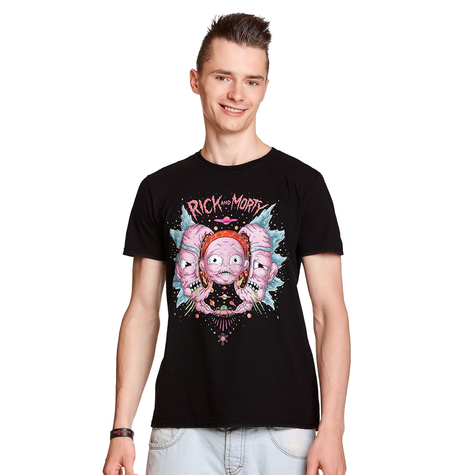 Image produit Rick et Morty - T-shirt Head Split noir